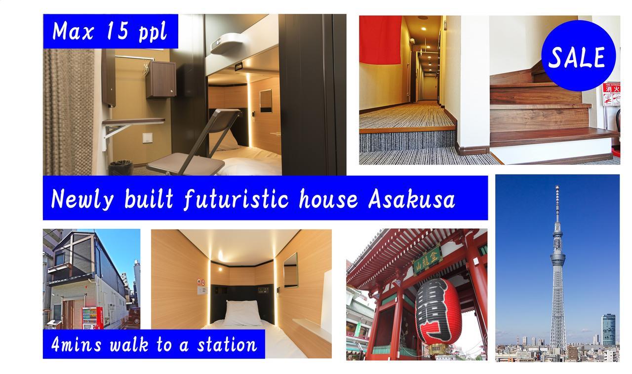 Rumah Bagus Asakusa Tokyo Esterno foto